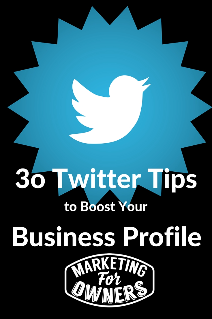 30 twitter tips